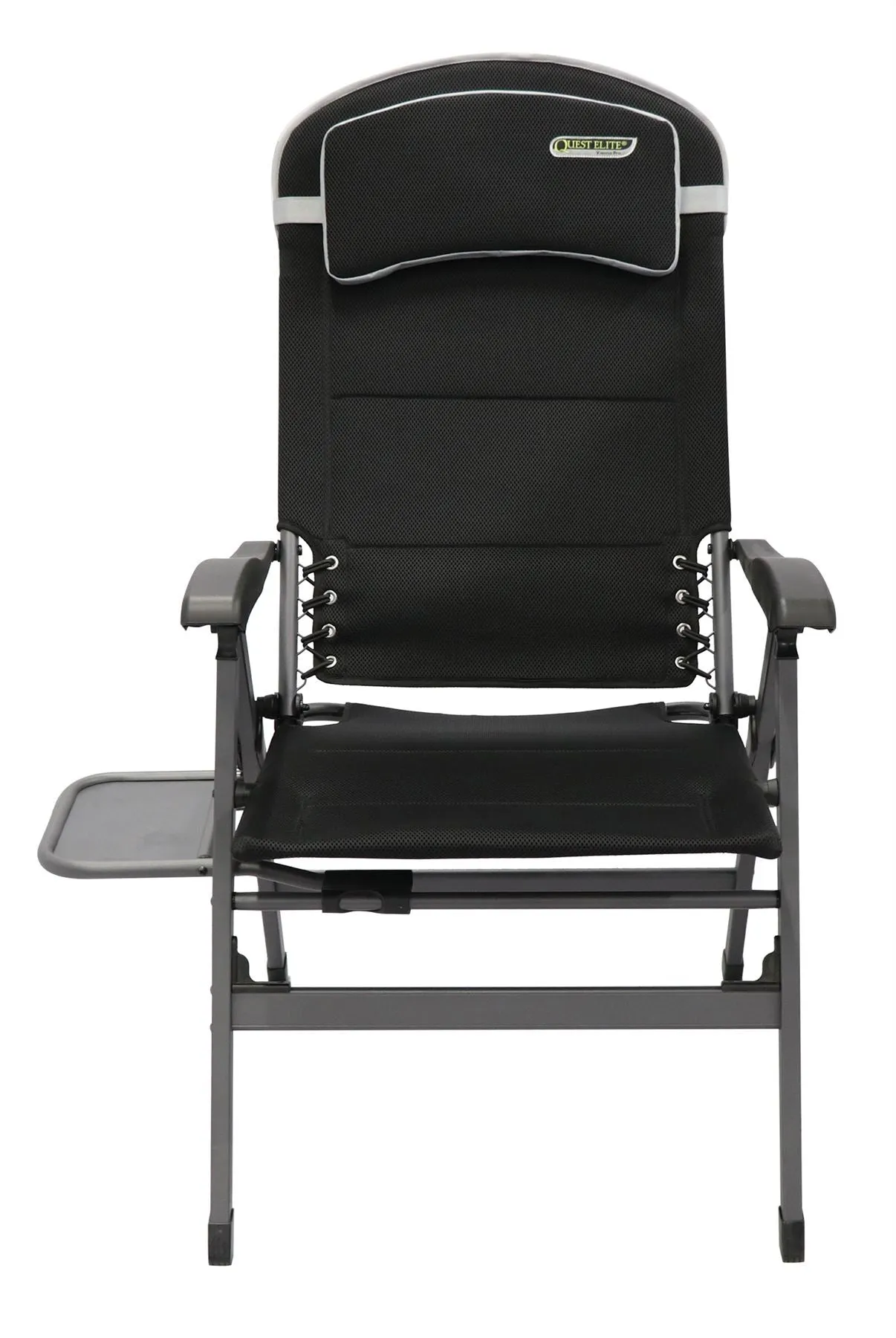Quest Vienna Pro Comfort Camping Caravan Chair with Side Table