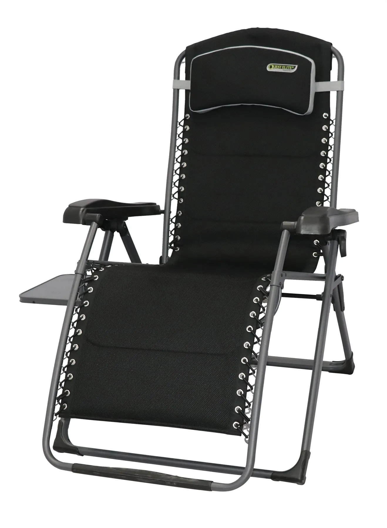 Quest Vienna Pro Relax XL Camping Caravan Chair with Side Table