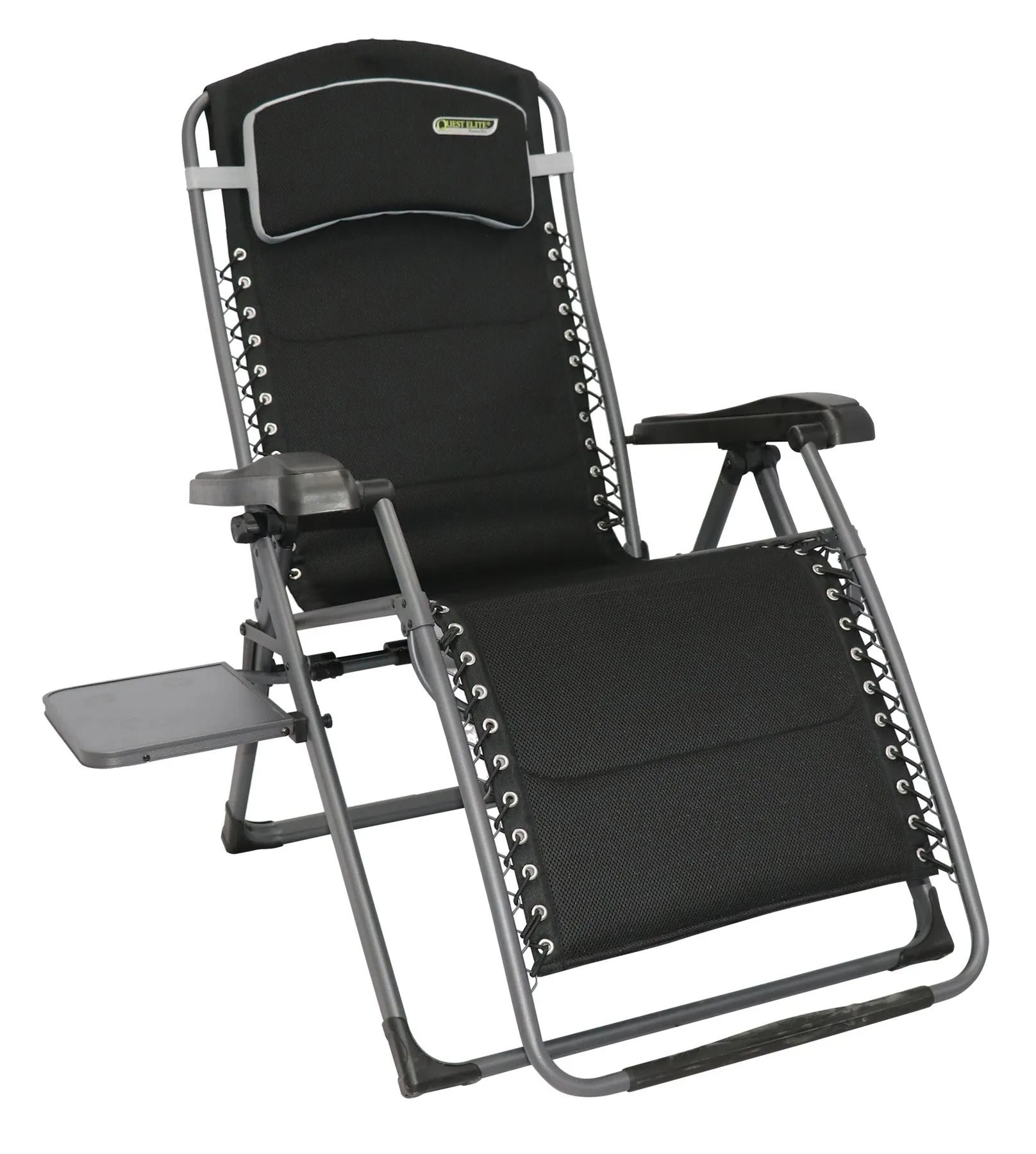 Quest Vienna Pro Relax XL Camping Caravan Chair with Side Table