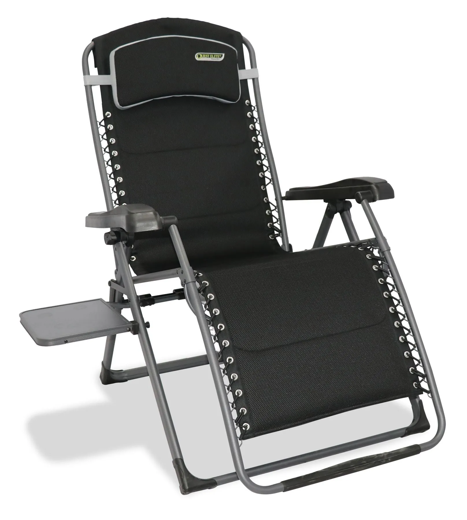 Quest Vienna Pro Relax XL Camping Caravan Chair with Side Table