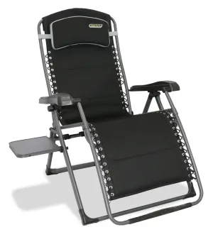 Quest Vienna Pro Relax XL Camping Caravan Chair with Side Table