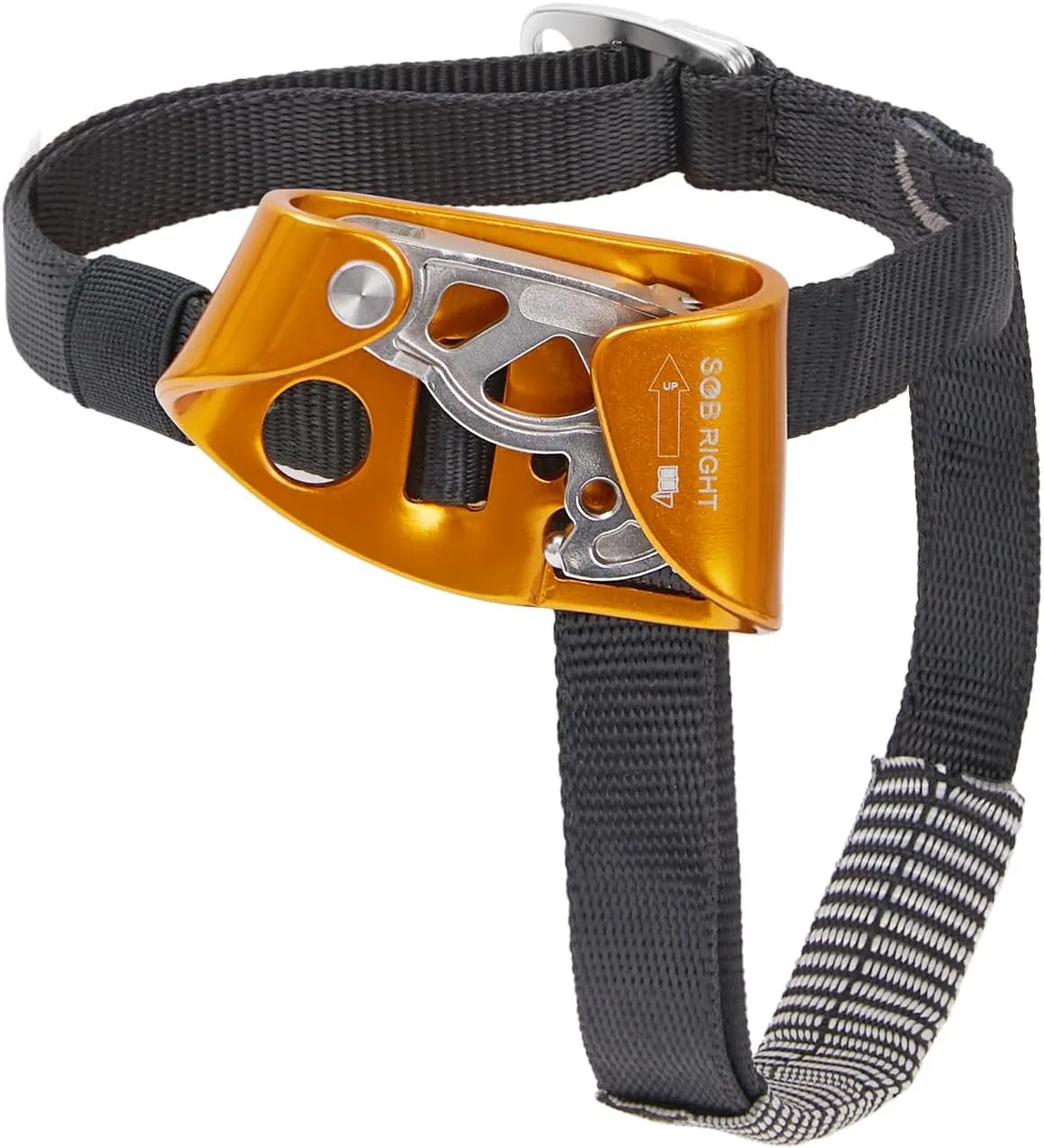 Quick Step Foot Ascender,Outdoor Rock Climbing Tree Arborist, Mountaineering Equipment Climbing Rappelling Device for 8-13mm Rope