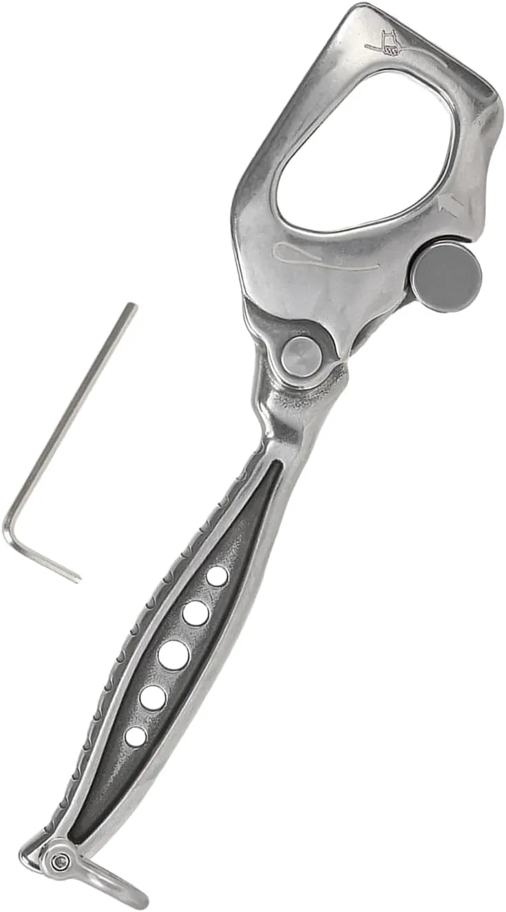 Rappel Gear Downhill Equipment Rescuing Device Climbing Descender for Rock Climbing Rappelling Climbing Downhill