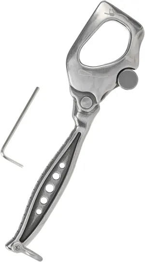 Rappel Gear Downhill Equipment Rescuing Device Climbing Descender for Rock Climbing Rappelling Climbing Downhill