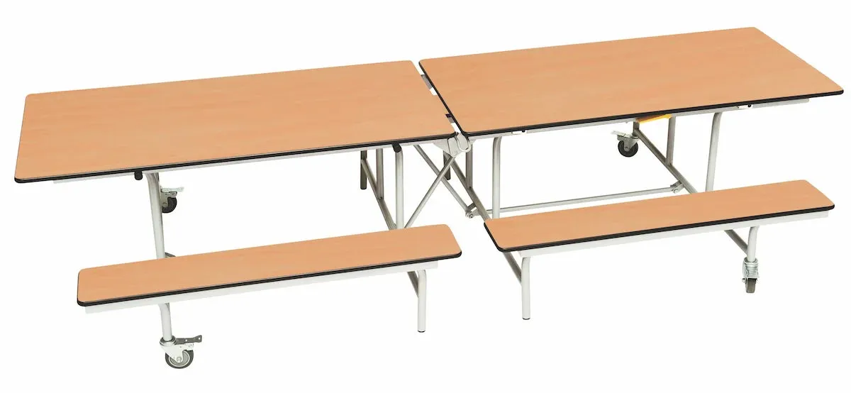 Rectangular Mobile Folding Bench Unit- Age Range 11 