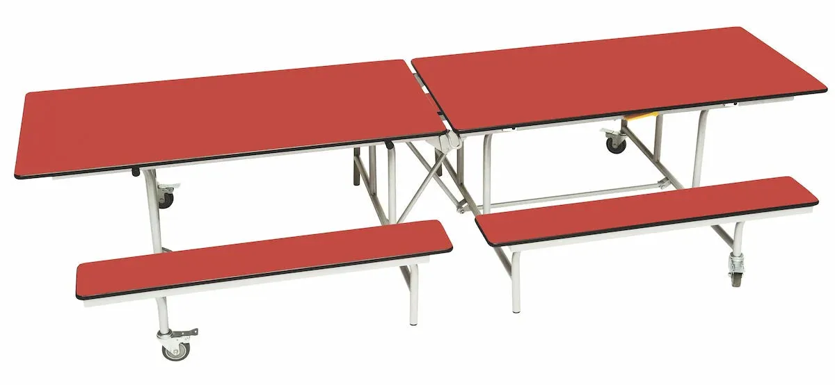 Rectangular Mobile Folding Bench Unit- Age Range 11 