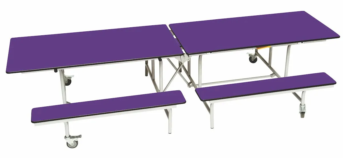 Rectangular Mobile Folding Bench Unit- Age Range 11 