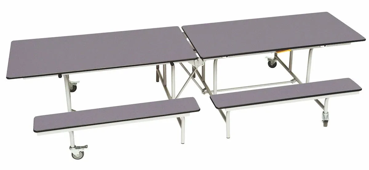 Rectangular Mobile Folding Bench Unit- Age Range 11 