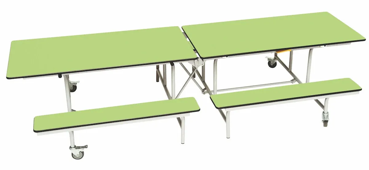 Rectangular Mobile Folding Bench Unit- Age Range 11 
