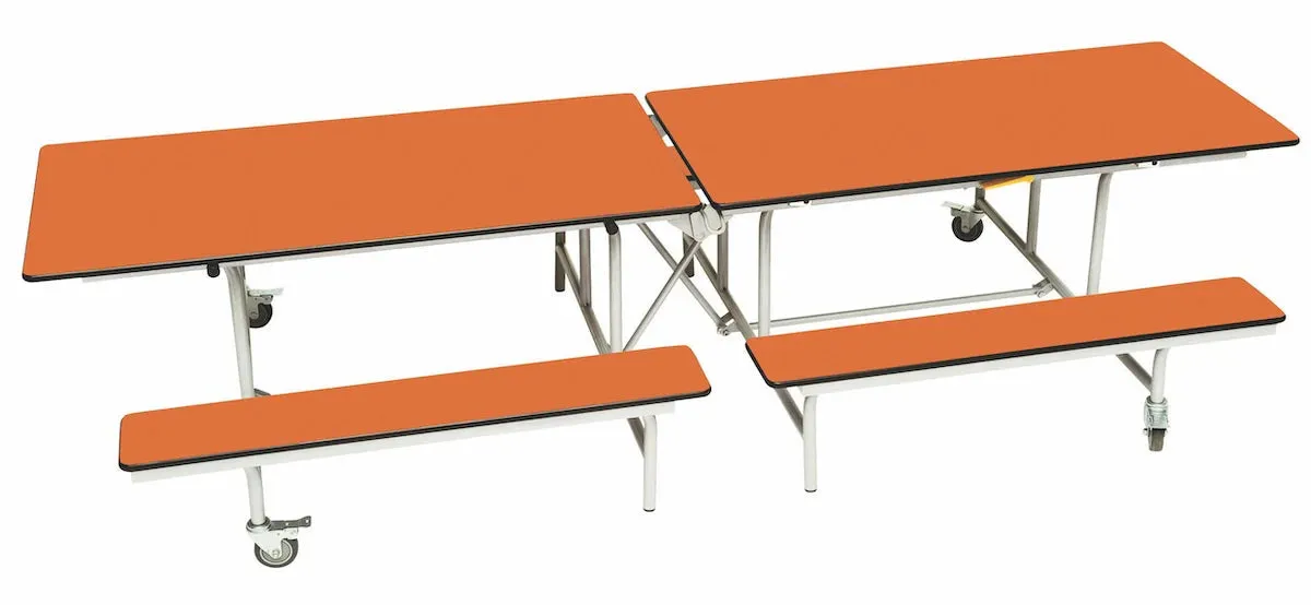 Rectangular Mobile Folding Bench Unit- Age Range 11 
