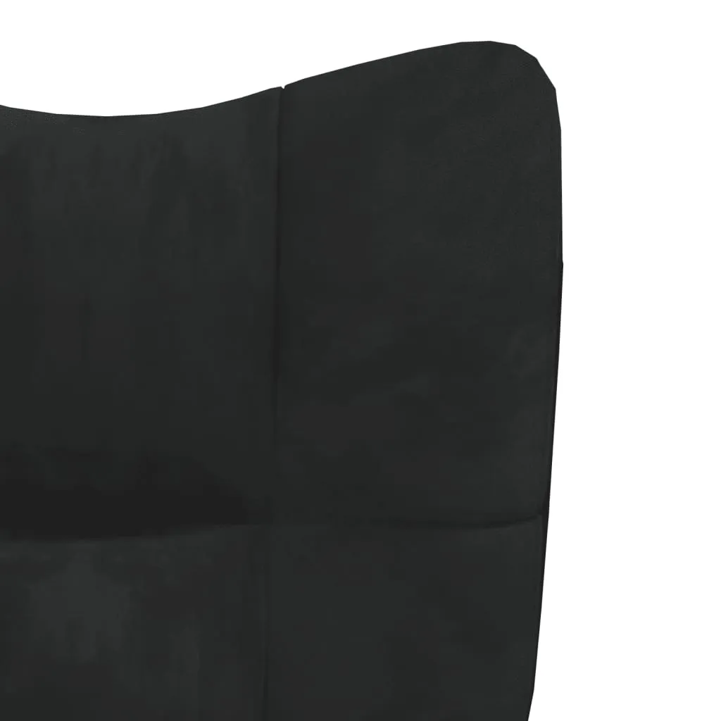 Relaxing Chair Black Velvet