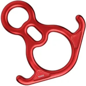 Rescue Climbing Descender, 50KN Bent-Ear Belaying Device Descender for Rescue Equipment, Rock Climbing, Ziplining