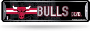 Rico Industries NBA Metal Street Sign Metal Street Sign 4" x 15" Home Décor - Bedroom - Office - Man Cave