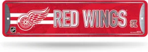 Rico Industries NHL Colorado Metal Street Sign Metal Street Sign 4" x 15" Home Décor - Bedroom - Office - Man Cave