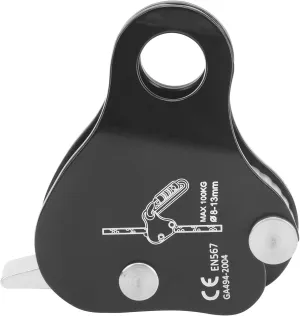 Rock Climbing Rope Grab, Climbing Ascender Fall Protection Device Climbing Rope Grab Stop Descender SelfBraking Clamp Device