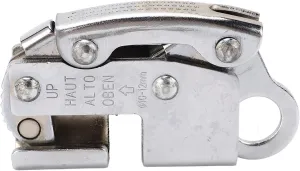 Rock Climbing Self Locking Rope Grab, Spring Loaded Safety Device with Blocking Tooth and Piece for Fire Rescuing, Industrial Equipment, Mountain and Rock Climbing