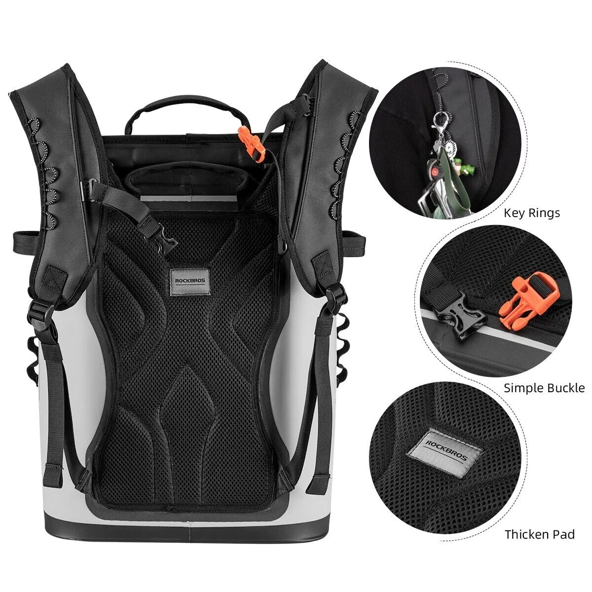 ROCKBROS Outdoor Cooler Bag Backpack Waterproof Insulated Travel Camping Fishing Picnic