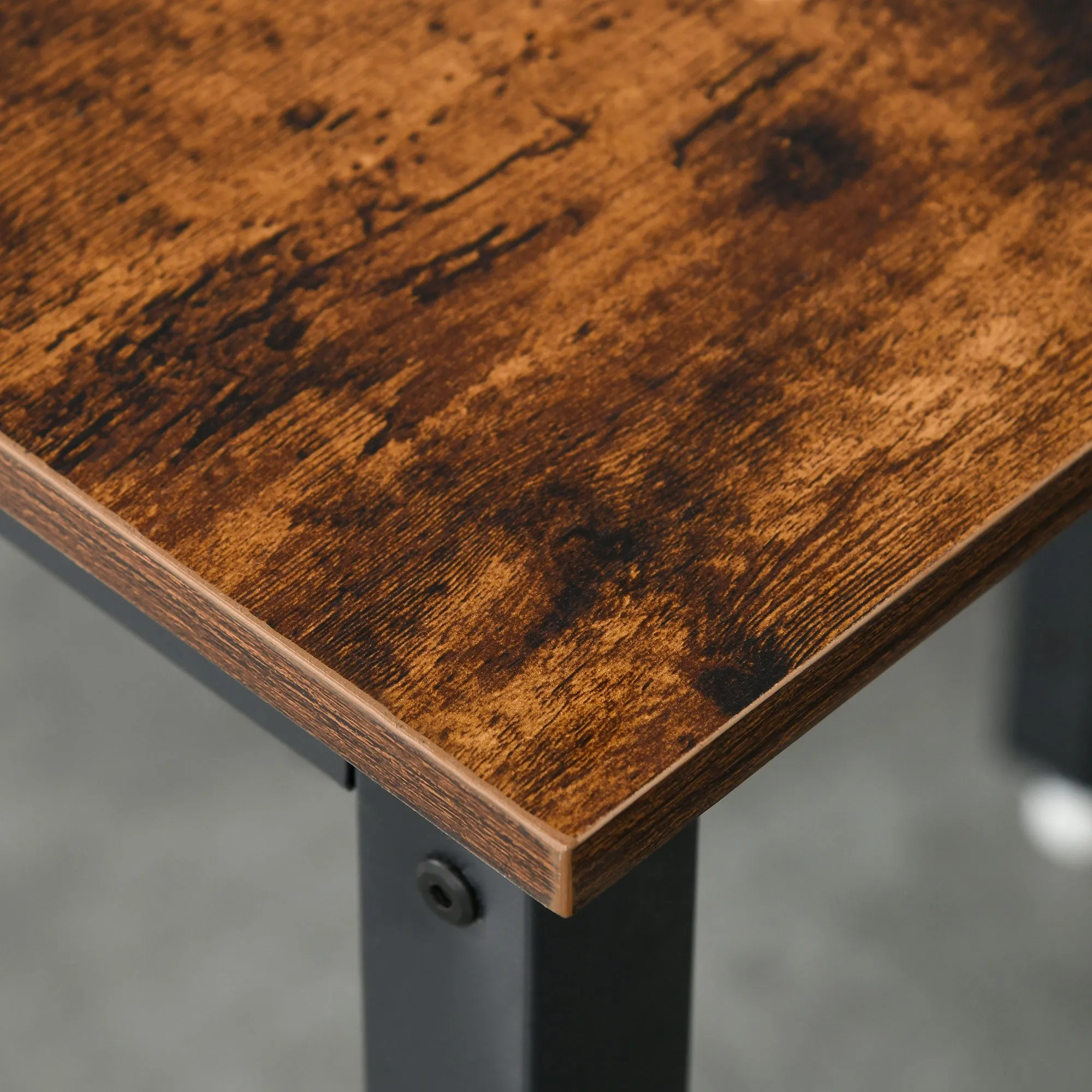 Rootz Folding Dining Table - Industrial Table - Space Saving Table - Expands Easily - 118cm x 70cm x 76.5cm