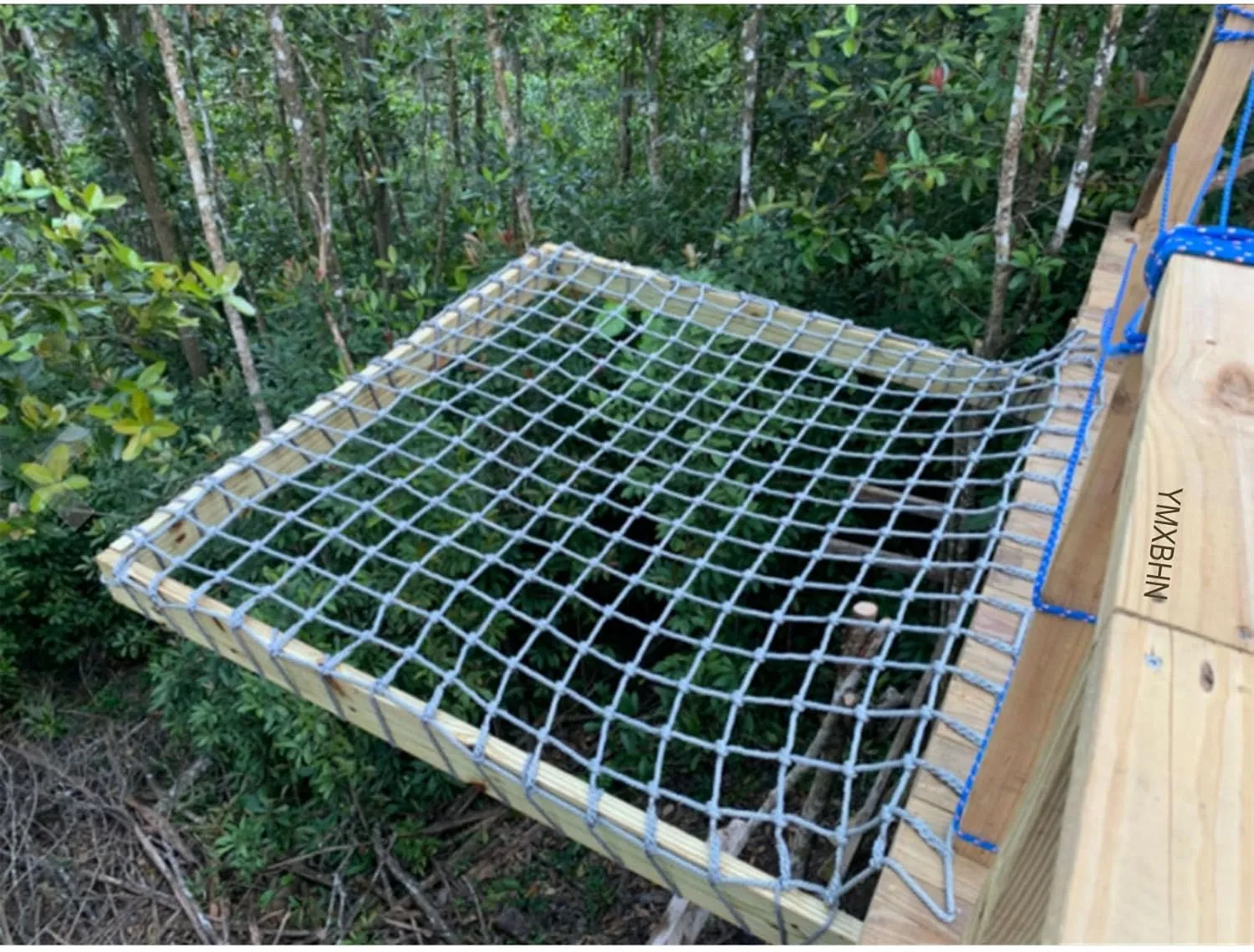 Rope Climbing Net, Heavy Duty Net Safety Net Rope, Fence Stairs Balcony Railings Garden Playground Protection Playground Play Safety Net Outdoor Climbing Cargo Net(Size:2Mx6M(6.6FTx19.7FT))