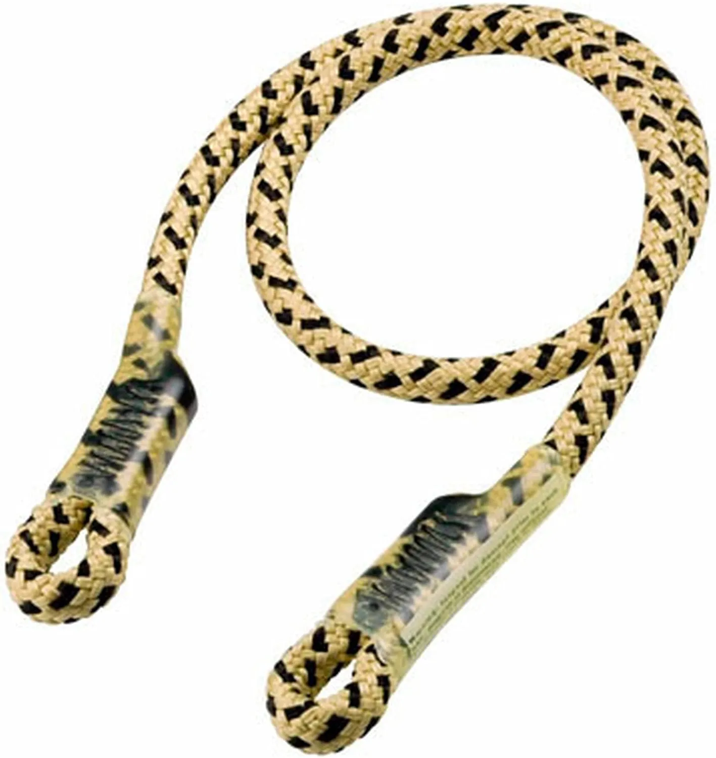 ROPE Logic Bee-Line 5/16 in. (8mm) x 32 in. G-Spliced Eye & Eye Prusik Cord,Black