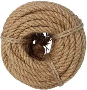 Rope,Twine, Natural Thick Jute Twine String,for Craft,Dock,Decorative Landscaping,Climbing,Gardening