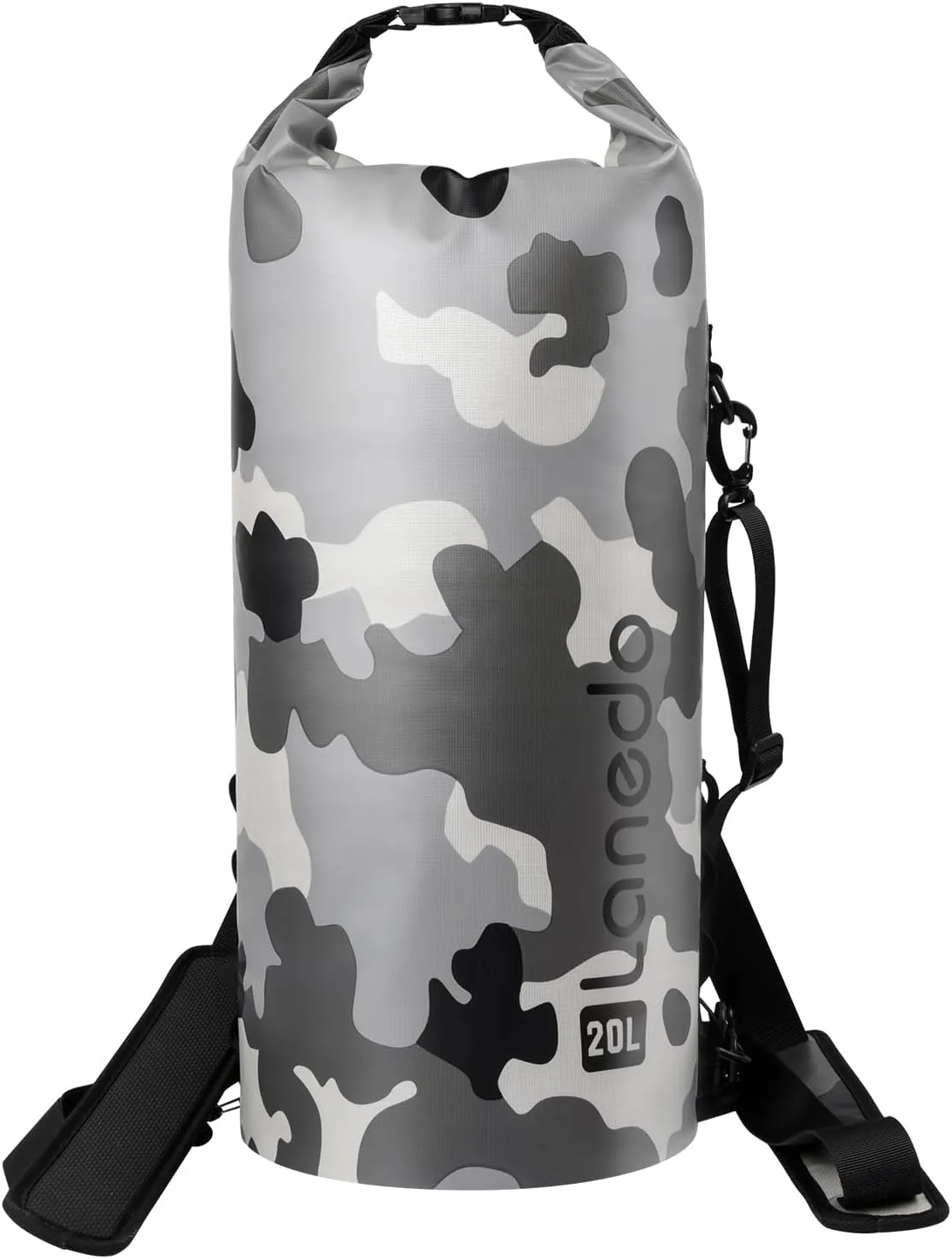 Round Barrel Collapsible Backpack Cooler, Waterproof Hands Free Cooler Bag, 24 Hours Cooling, Soft Sided Cooler, Portable Lightweight Travel Camping Beach Lunch Backpack for Men and Women