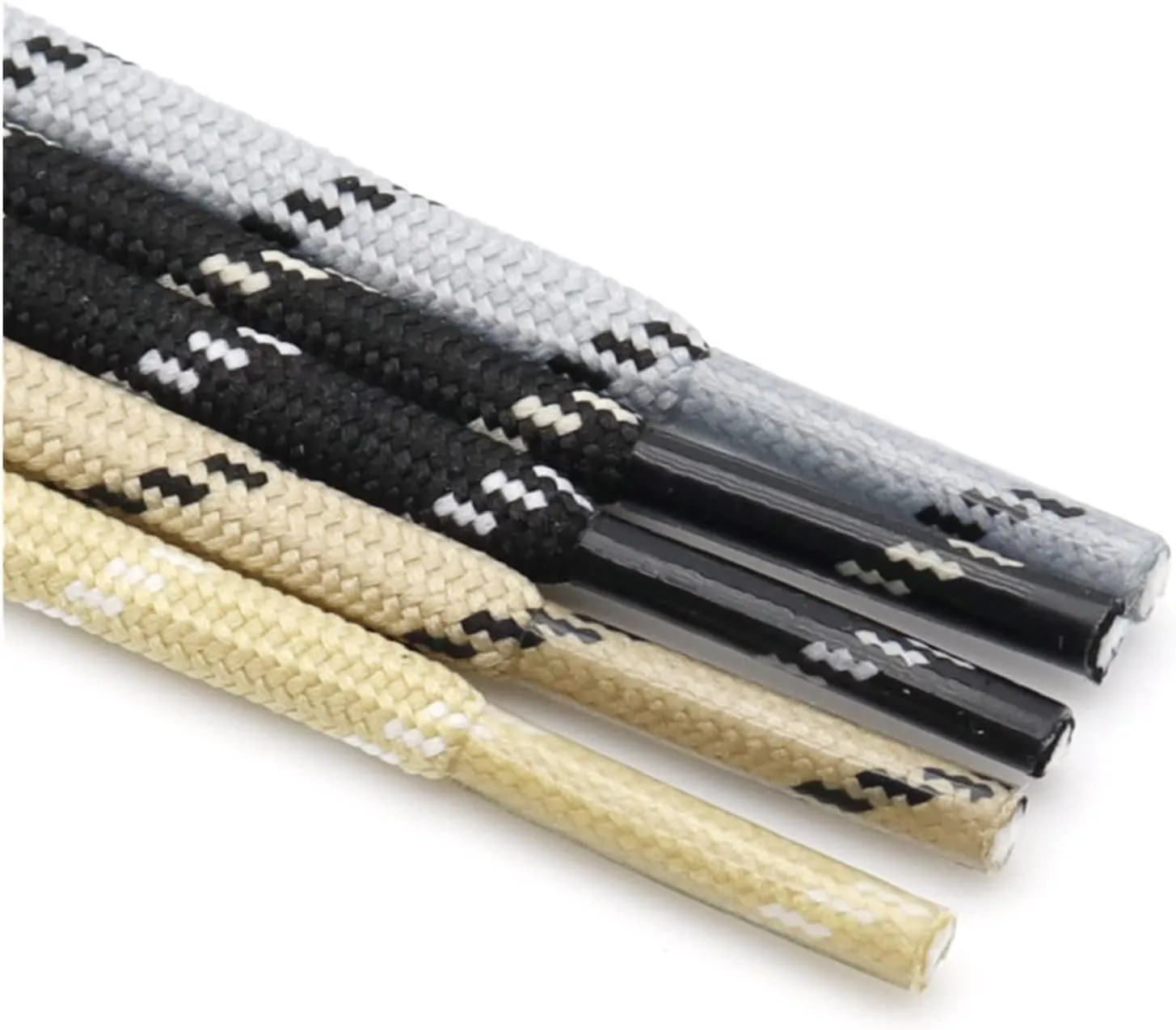 Round Rope Shoelace Stripe Wear-Resistant Sports Shoes Shoelace Rope Men and Women Sports