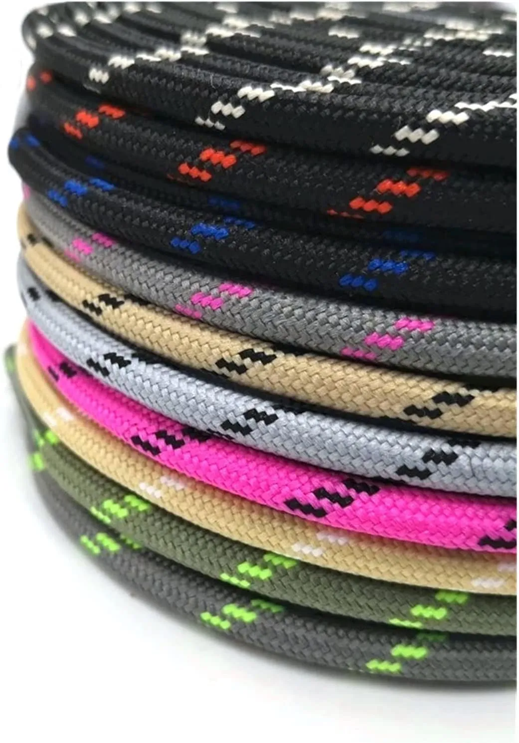 Round Rope Shoelace Stripe Wear-Resistant Sports Shoes Shoelace Rope Men and Women Sports