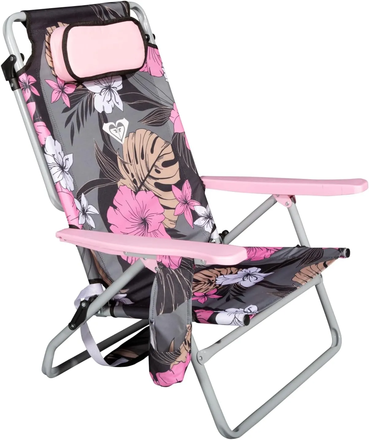 Roxy 2-Pack Beach Chair Bundle – Lightweight Folding Chairs with Adjustable Recline, Cup Holders, and Carry Bags – Portable and Durable Chairs for Beach, Camping, or Outdoor Events