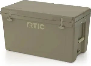 RTIC 110 QT Ultra-Tough Cooler Hard Insulated Portable Ice Chest Box for Beach, Drink, Beverage, Camping, Picnic, Fishing, Boat, Barbecue