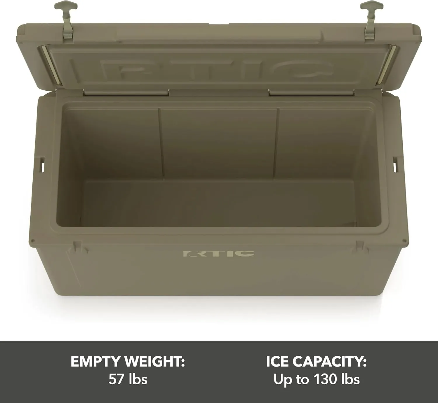 RTIC 145 QT Ultra-Tough Cooler Hard Insulated Portable Ice Chest Box for Beach, Drink, Beverage, Camping, Picnic, Fishing, Boat, Barbecue
