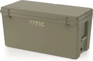 RTIC 145 QT Ultra-Tough Cooler Hard Insulated Portable Ice Chest Box for Beach, Drink, Beverage, Camping, Picnic, Fishing, Boat, Barbecue