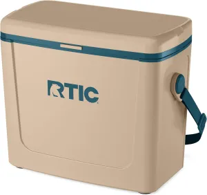 RTIC 16 Qt Road Trip Cooler, Hard Insulated Portable with Strap and Handle for Outdoor, Beach, Picnic, Camping, Sports, Travel