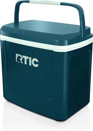 RTIC 8 QT Road Trip Personal Cooler, Small, Compact, Insulated, Portable Ice Chest Box for Food, Drink, Beverage, Beach, Camping, Picnic, Fishing, Boat, 12-Can Capacity