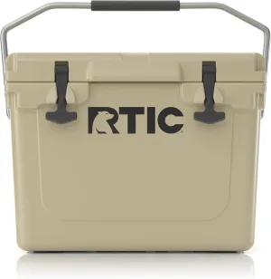 RTIC Ultra-Tough Cooler, Hard Insulated Ice Chest Box for Beach, Drink, Beverage, Camping, Picnic, Fishing, Boat, Barbecue