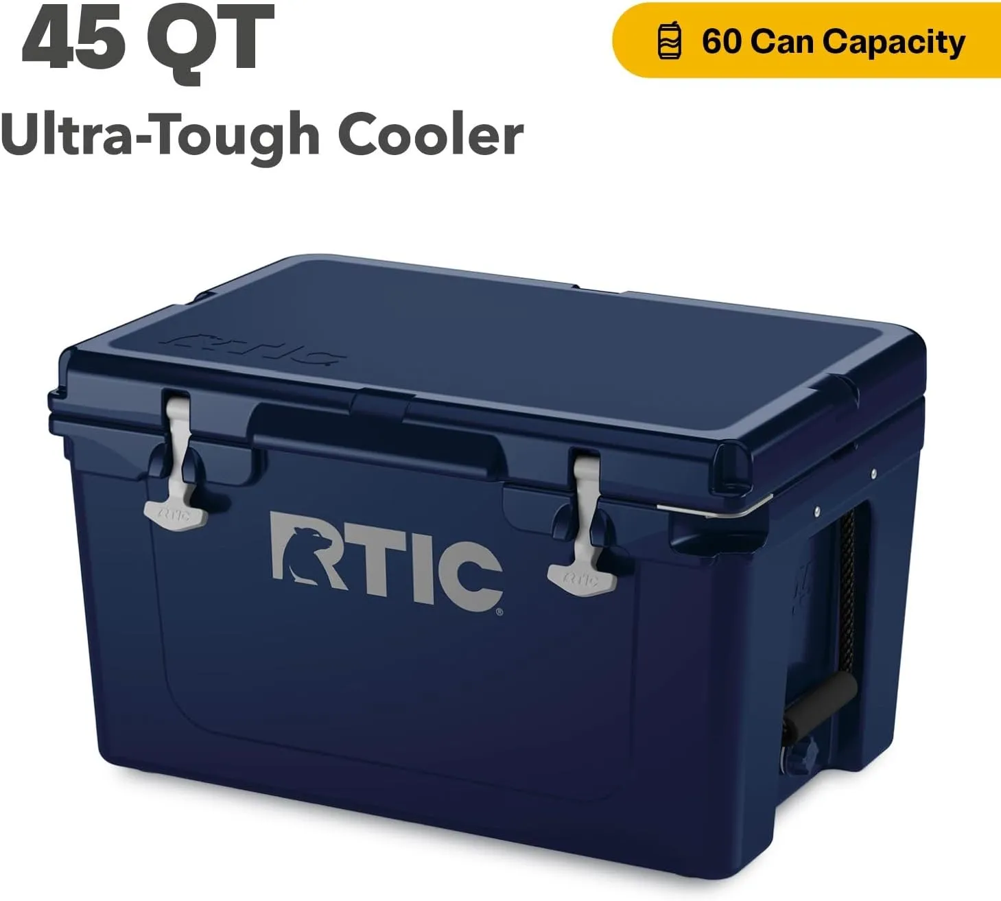 RTIC Ultra-Tough Cooler Hard Insulated Portable Ice Chest Box for Beach, Drink, Beverage, Camping, Picnic, Fishing, Boat, Barbecue