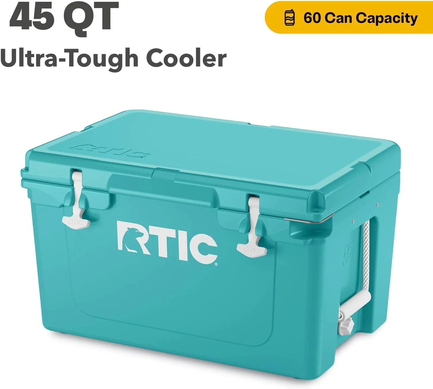 RTIC Ultra-Tough Cooler Hard Insulated Portable Ice Chest Box for Beach, Drink, Beverage, Camping, Picnic, Fishing, Boat, Barbecue