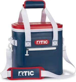 RTIC Ultra-Tough Soft Cooler 20 Can, Insulated Bag Portable Ice Chest Box for Lunch, Beach, Drink, Beverage, Travel, Camping, Picnic, Car, Trips, Floating Cooler Leak-Proof with Zipper