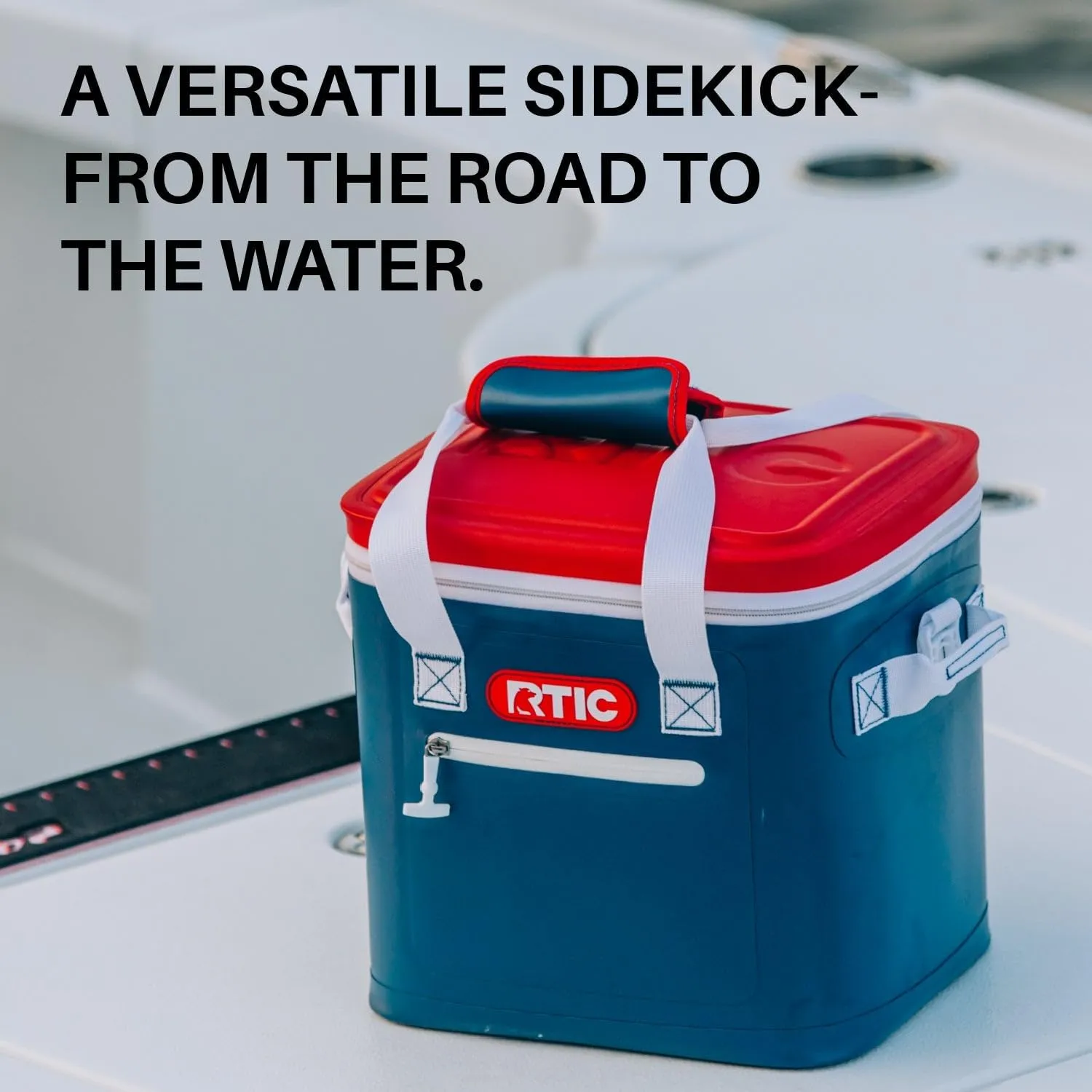 RTIC Ultra-Tough Soft Cooler 30 Can, Insulated Bag Portable Ice Chest Box for Lunch, Beach, Drink, Beverage, Travel, Camping, Picnic, Car, Trips, Floating Cooler Leak-Proof with Zipper
