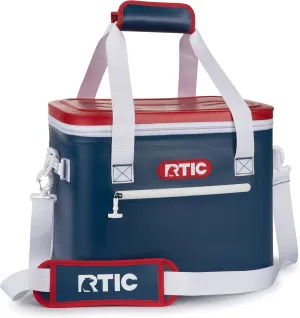 RTIC Ultra-Tough Soft Cooler 30 Can, Insulated Bag Portable Ice Chest Box for Lunch, Beach, Drink, Beverage, Travel, Camping, Picnic, Car, Trips, Floating Cooler Leak-Proof with Zipper