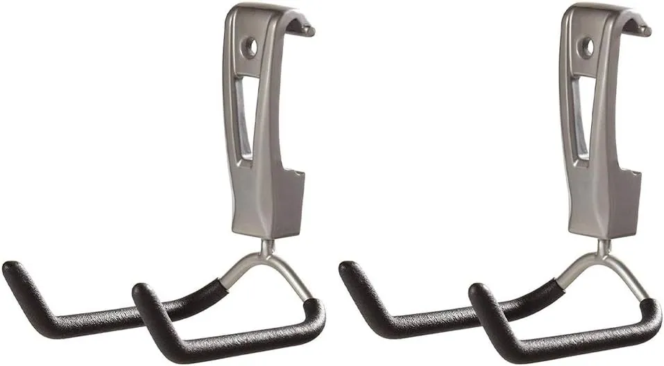 Rubbermaid 1784456 Wall Mounted Rope, Hose Garage Storage Utility Hook (2 Pack)