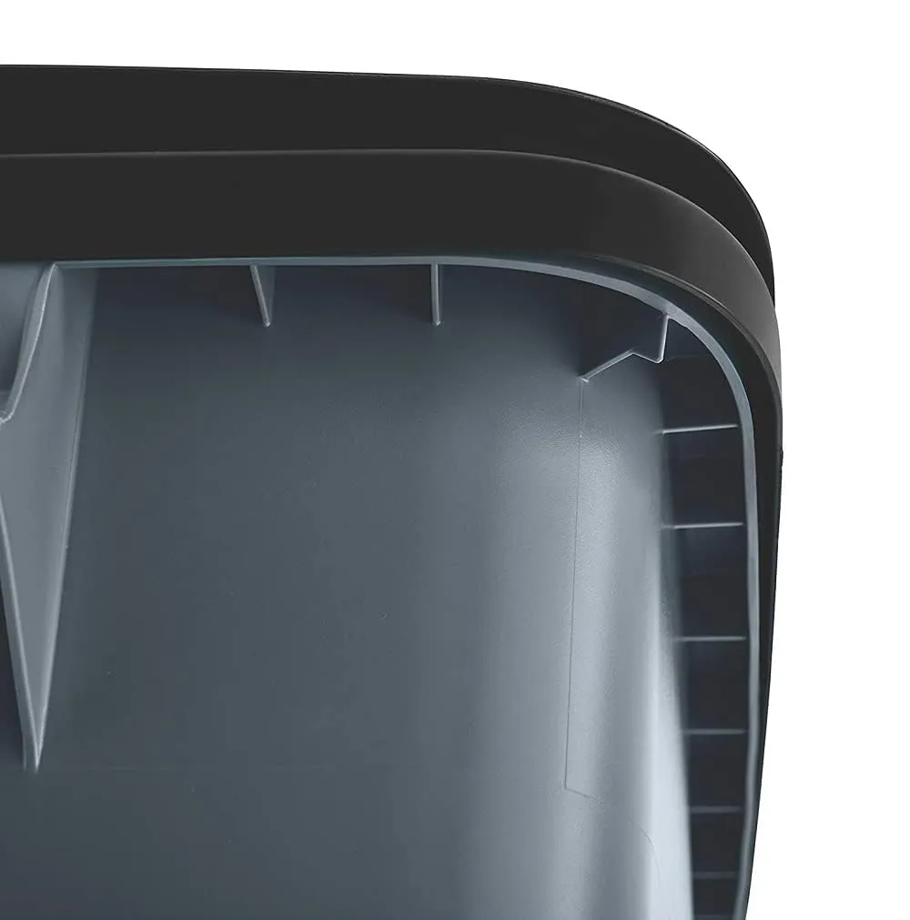 Rubbermaid Commercial Products BRUTE Rollout Trash/Garbage Can/Bin with Wheels, 95 Gal, Gray, for Restaurants/Hospitals/Offices/Back of House/Warehouses/Home