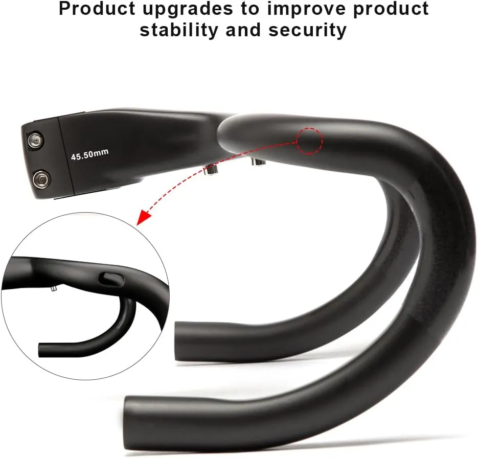 RXL SL carbon integrated handlebars road bike handlebars ud matte integrated road bike handle bars 28.6mm road bike handle bar flat bar integrated stem 400mm 400-120 carbon handlebar