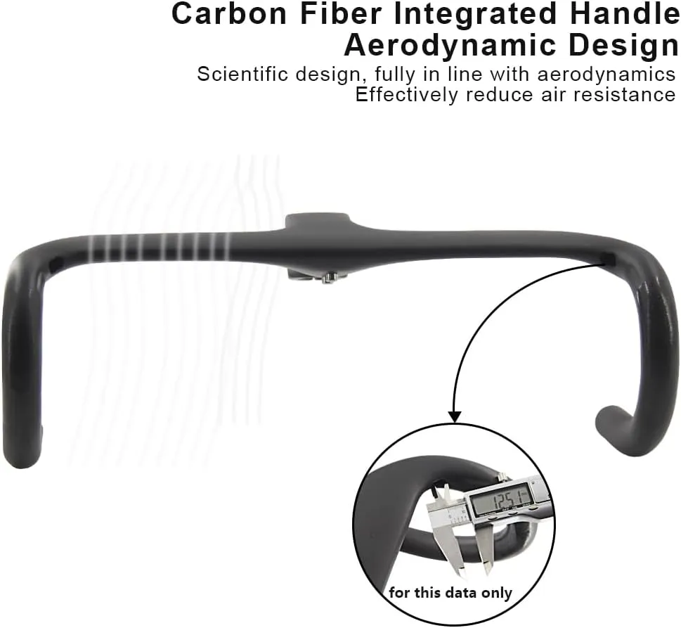 RXL SL carbon integrated handlebars road bike handlebars ud matte integrated road bike handle bars 28.6mm road bike handle bar flat bar integrated stem 400mm 400-120 carbon handlebar