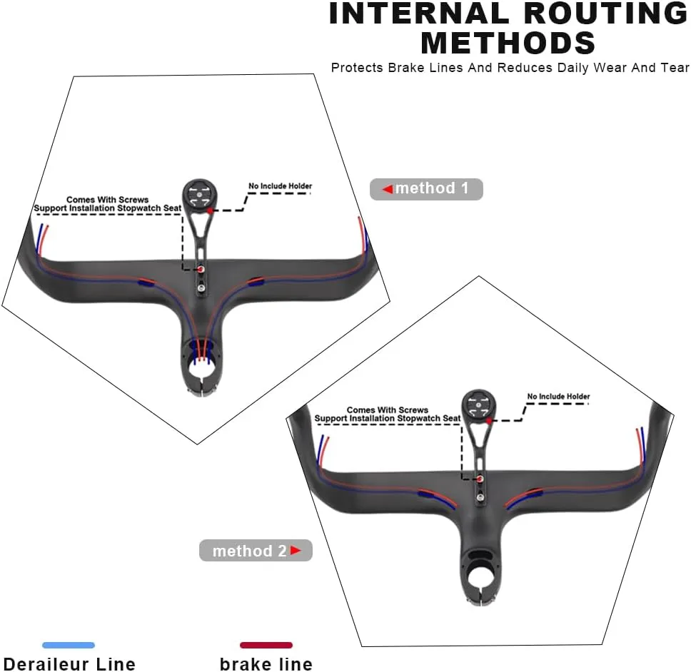 RXL SL carbon integrated handlebars road bike handlebars ud matte integrated road bike handle bars 28.6mm road bike handle bar flat bar integrated stem 400mm 400-120 carbon handlebar