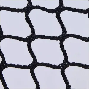 RZM Kids Stairs Balcony Netting Ball Stop Net for Football Field Basketball Court Golf Course Barrier Replacement Goal Net Protection Rope Truck Cargo Trailer (Color : Black, Size : 3×10m(10 * 33ft))