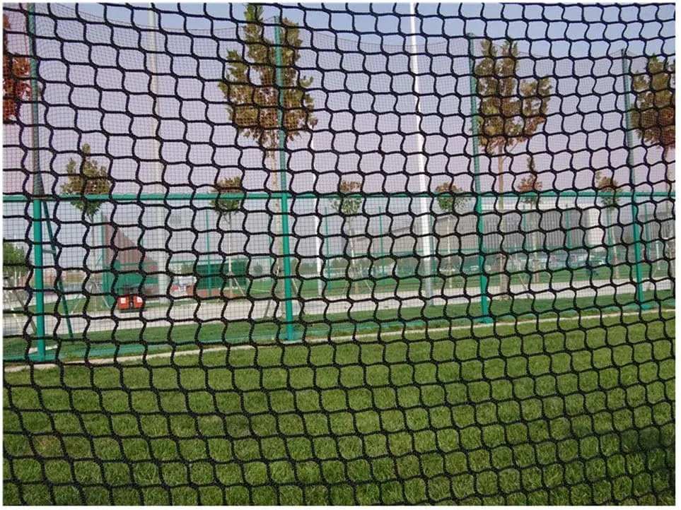 RZM Kids Stairs Balcony Netting Ball Stop Net for Football Field Basketball Court Golf Course Barrier Replacement Goal Net Protection Rope Truck Cargo Trailer (Color : Black, Size : 3×10m(10 * 33ft))