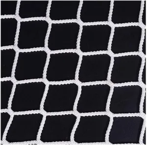 RZM Kids Stairs Balcony Netting Ball Stop Net for Football Field Basketball Court Golf Course Barrier Replacement Goal Net Protection Rope Truck Cargo Trailer (Color : White, Size : 3×3m(1010ft))