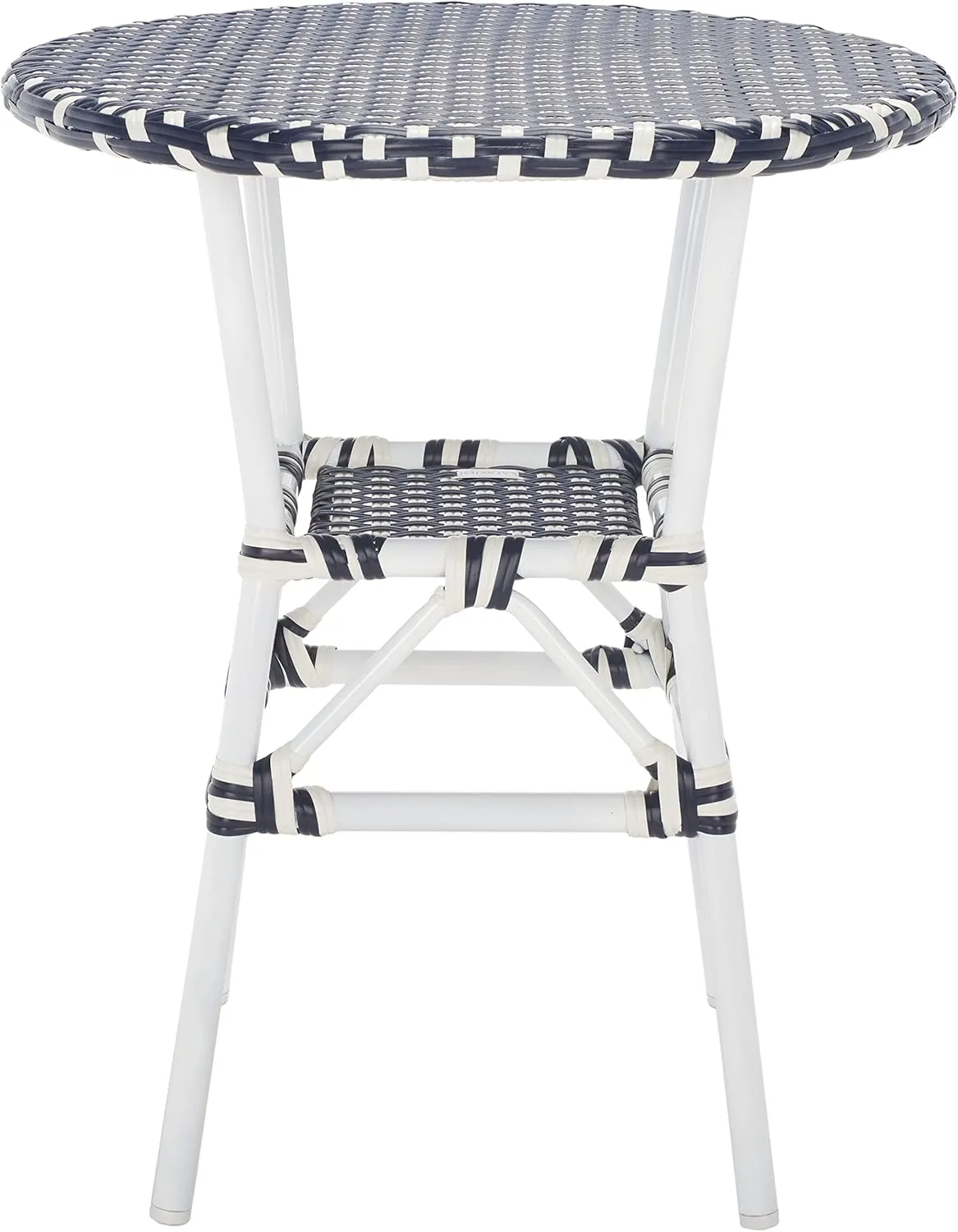 SAFAVIEH Outdoor Collection California Navy/Navy Bistro Table (Fully Assembled)