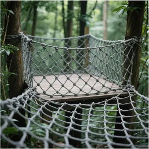 Safety Climbing Rope Net Heavy Duty Polyamide Rope Cargo Net Outdoor Climbing Frame Net for Garden Backyard Playground Net Hammock Swing Set,1Mx6M(3.3FTx19.7FT)